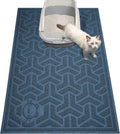UPSKY Cat Litter Mat, Litter Trapping Mat Soft on Kitty Paws, Large Litter Box Mat 35" x 24" Scatter Control for Indoor Cats Waterproof and Extra Large Pretty Litters Carpet