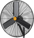 24 inch Outdoor Oscillating Wall Mounted Fan, High Velocity IPX4 Waterproof 7600 CFM Industrial Metal Wall Fan, 2 Speed, Adjustable Tilt, for Greenhouse, Patio, Garage, Workshop