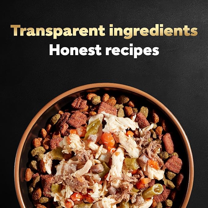 Cesar Simply Crafted Wet Dog Food Toppers for Dry Food, Chicken, Duck, Purple Potatoes, Pumpkin, Green Beans & Brown Rice, and Chicken, Carrots, Barley & Spinach Variety Pack, 1.3 oz Tubs, 8 Count