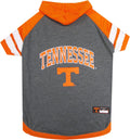 NCAA Tennessee Volunteers Hoodie for Dogs & Cats, Small Collegiate Licensed Dog Hoody Tee Shirt. Sports Hoody T-Shirt for Pets. College Sporty Dog Hoodie Shirt.